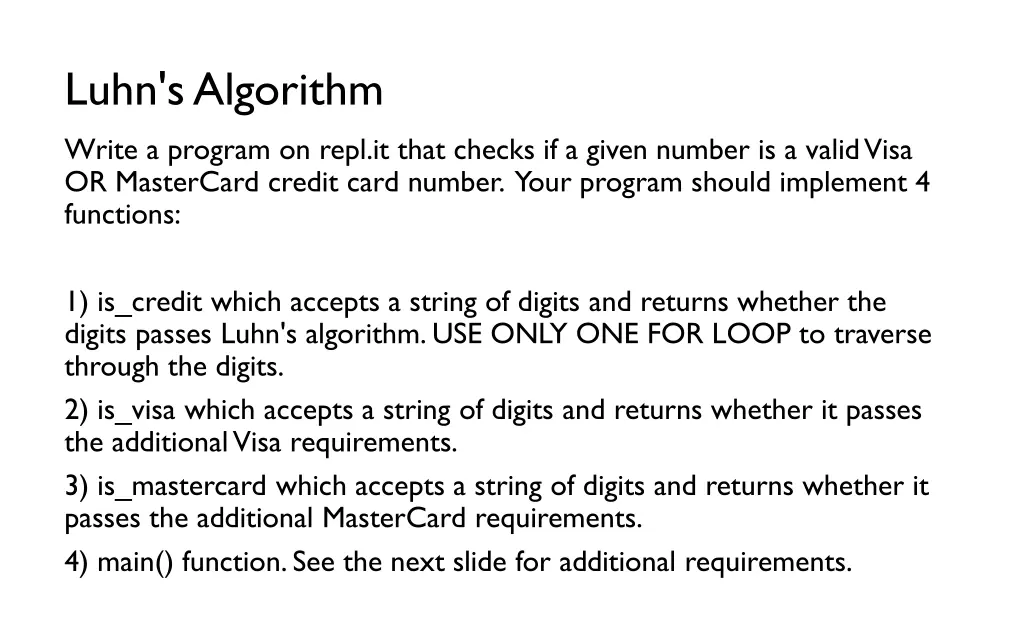 luhn s algorithm 6