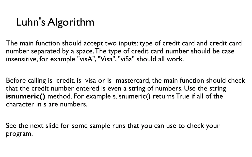 luhn s algorithm 7