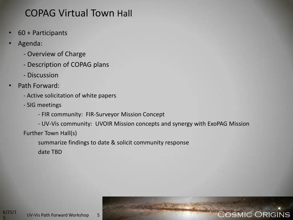 copag virtual town hall