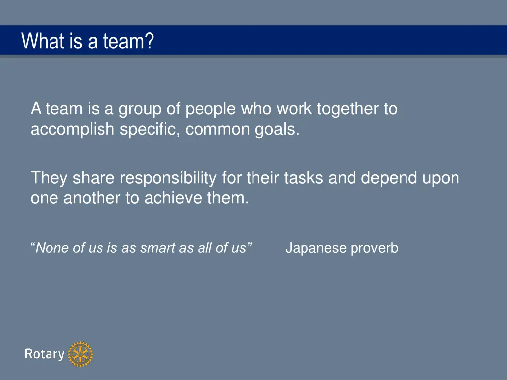 what is a team
