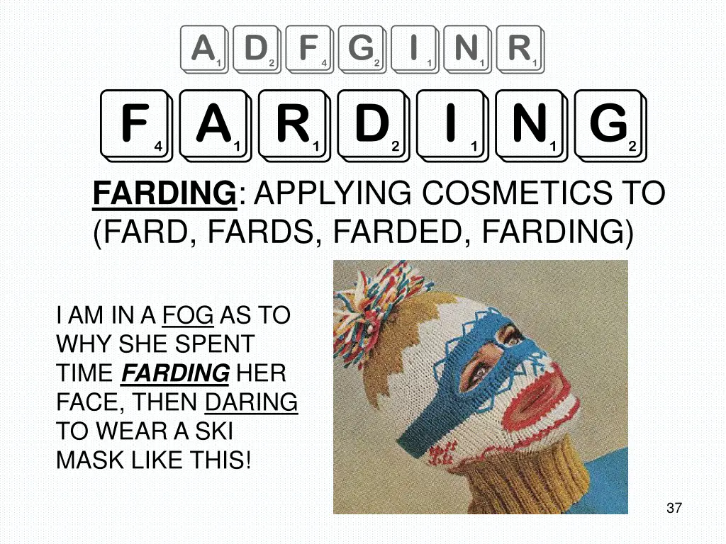 adfginr farding farding applying cosmetics