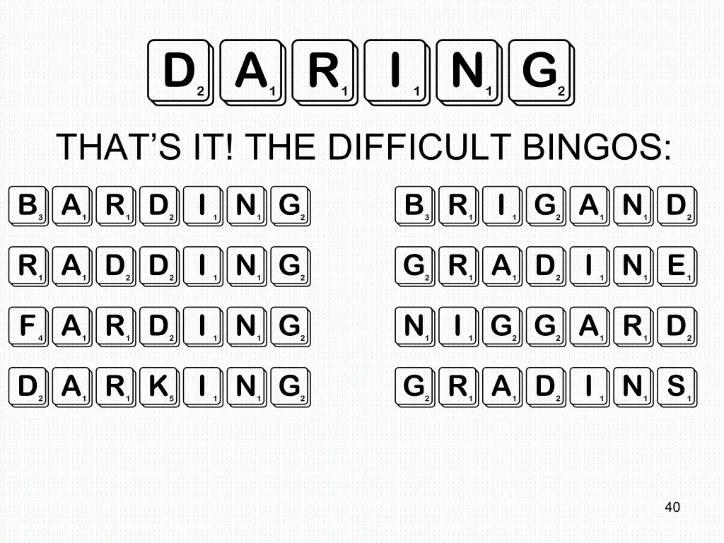 daring 1