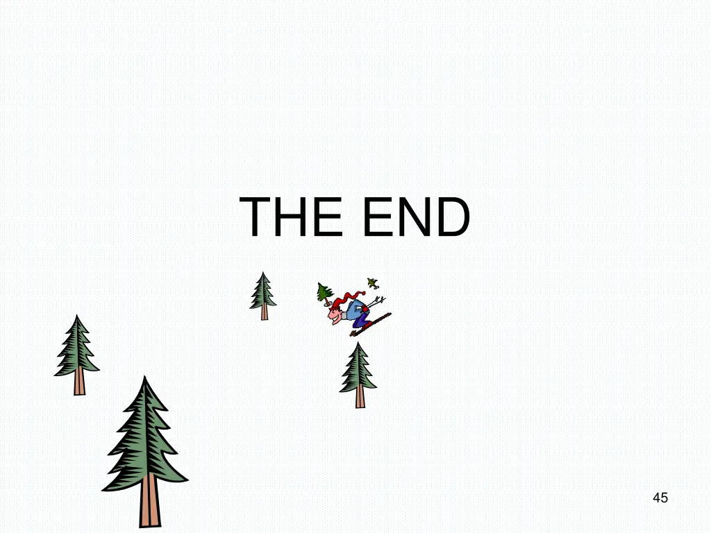 the end