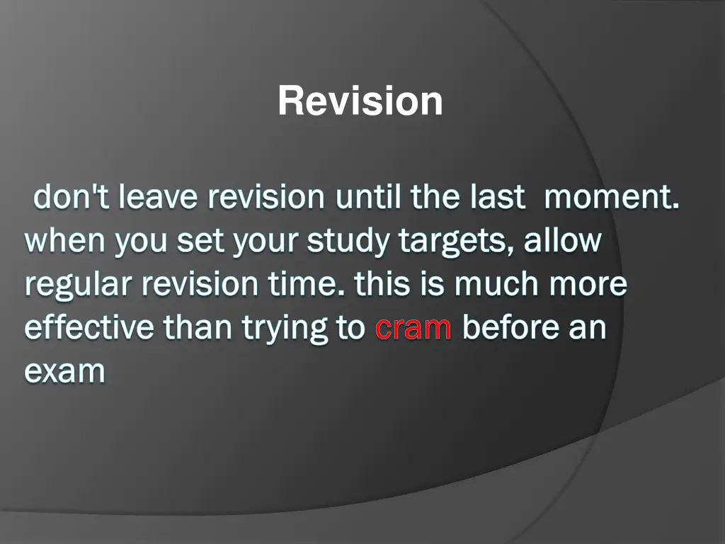 revision
