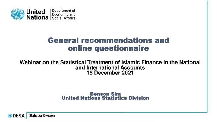 general recommendations and general