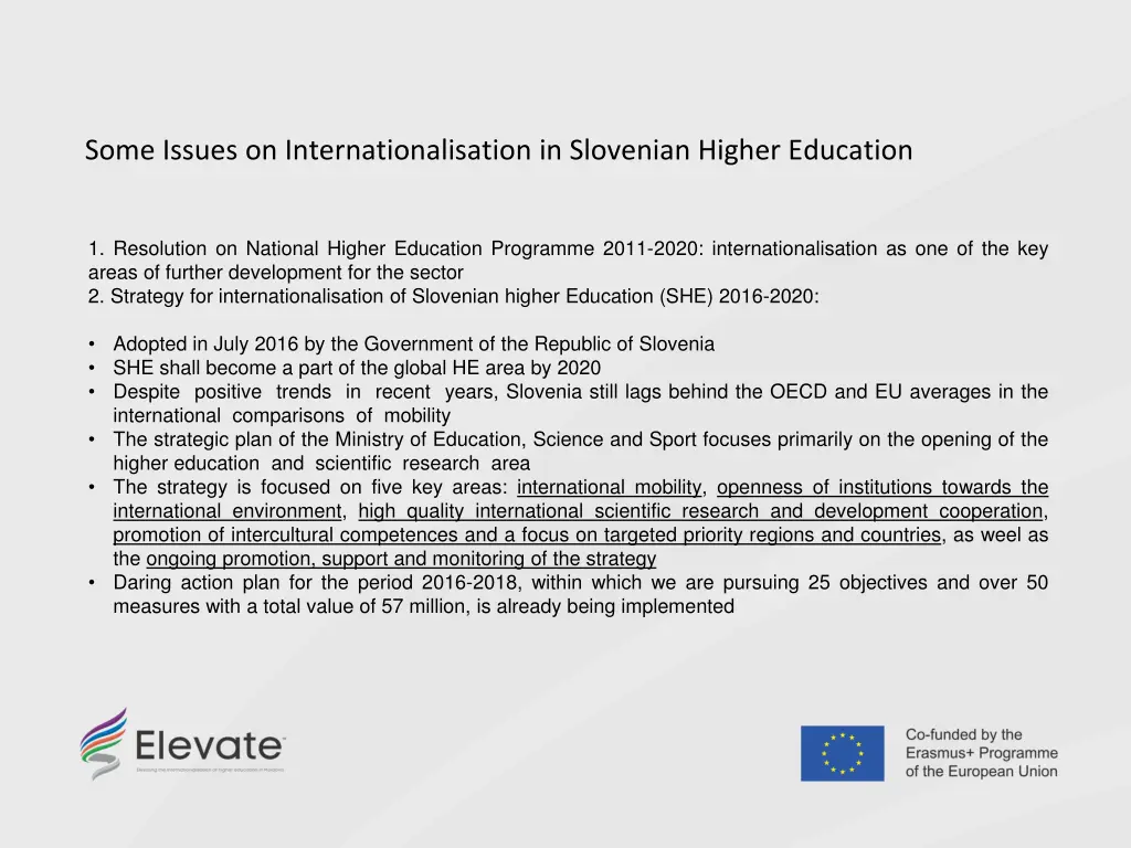 some issues on internationalisation in slovenian