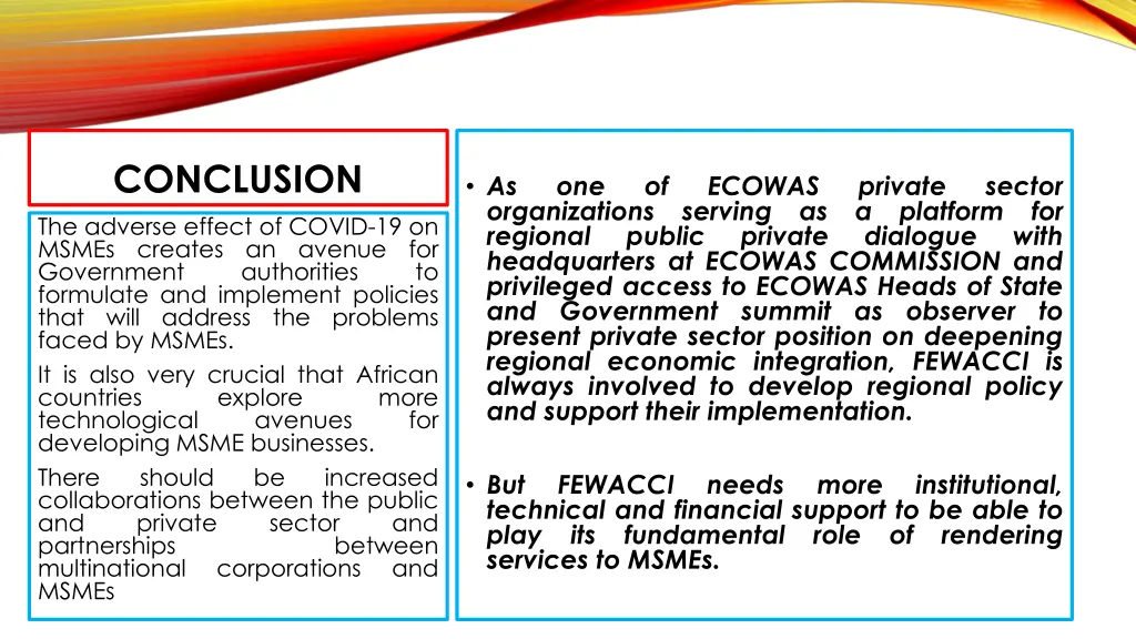conclusion the adverse effect of covid
