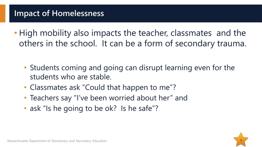 impact of homelessness