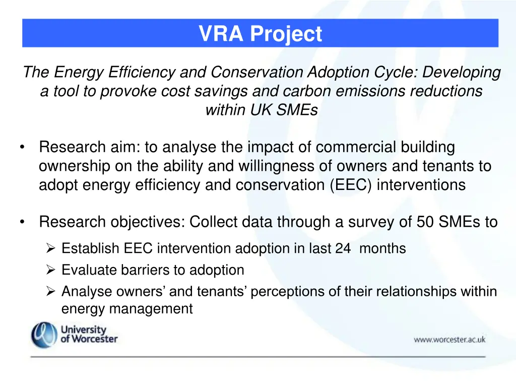vra project