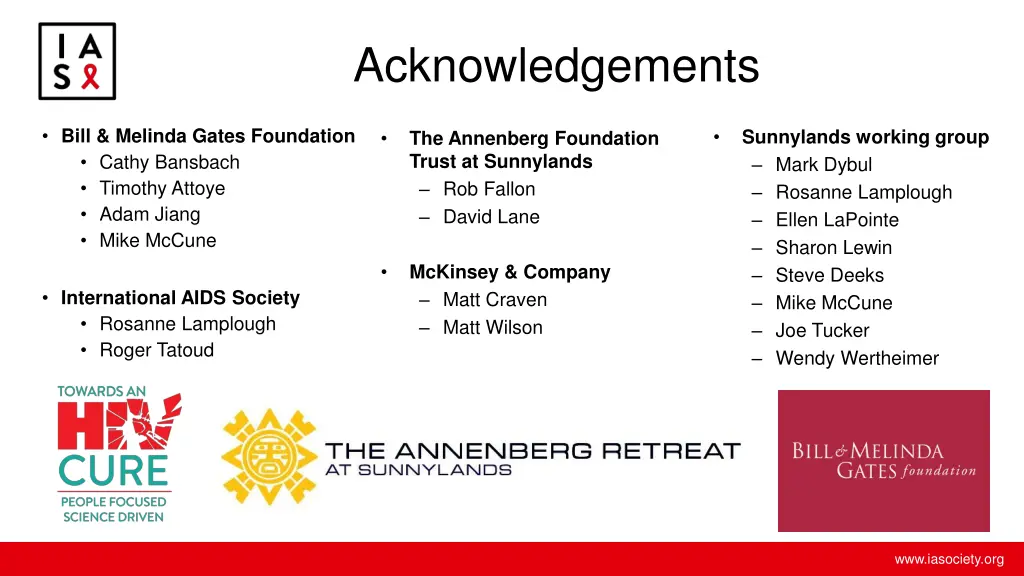 acknowledgements