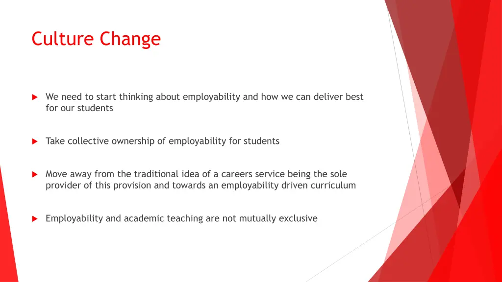 culture change