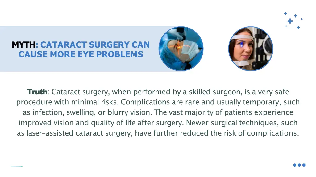 myth cataract surgery can cause more eye problems