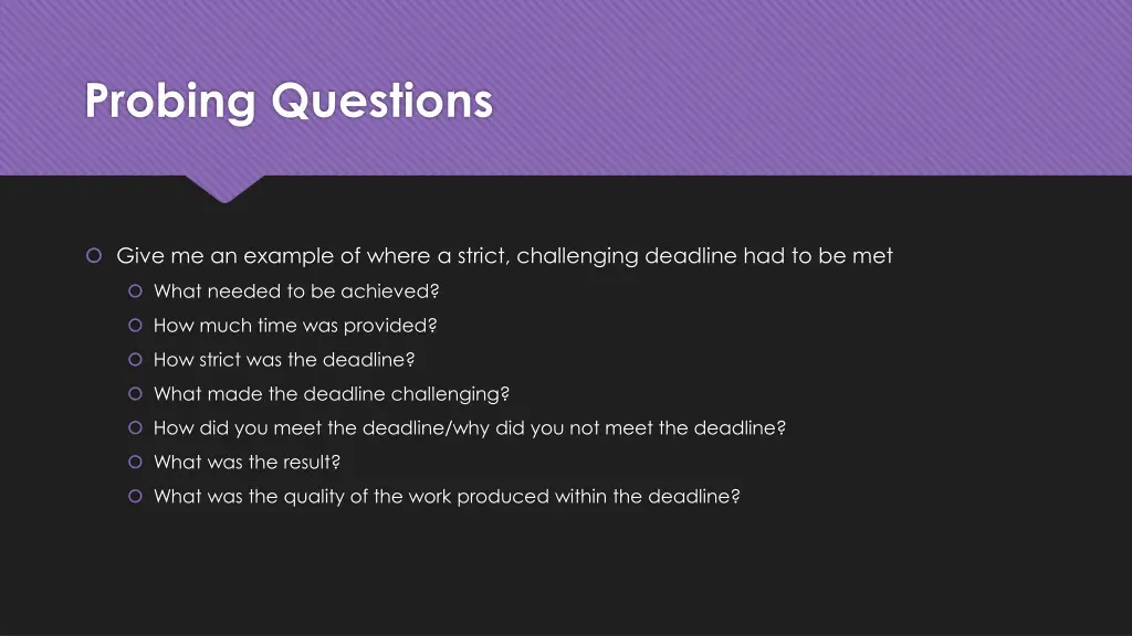 probing questions