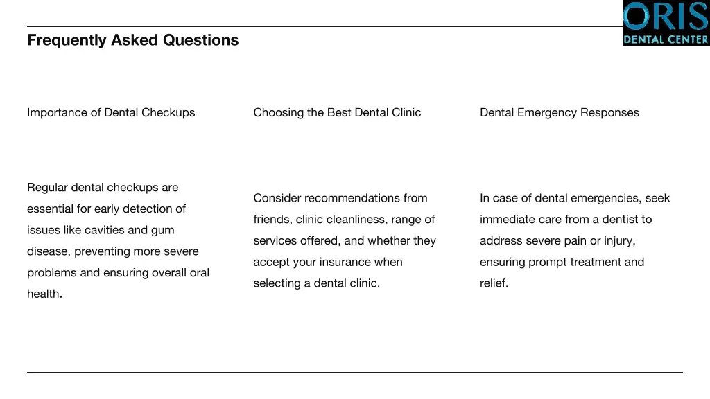 frequently asked questions