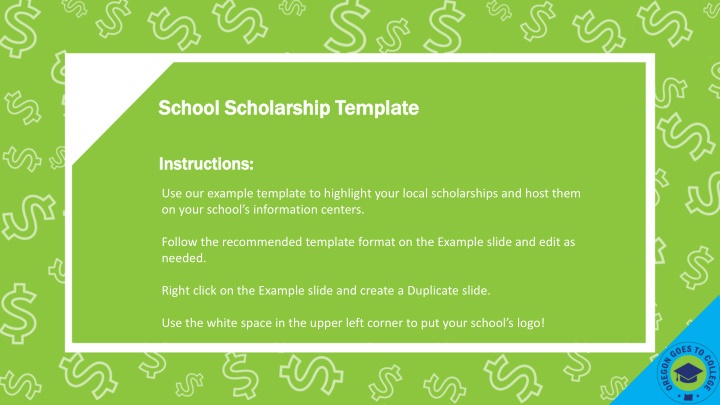 school scholarship template school scholarship