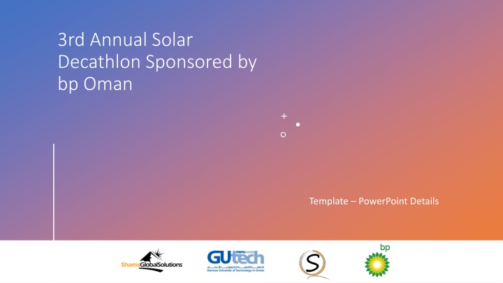 3rd annual solar decathlon sponsored by bp oman