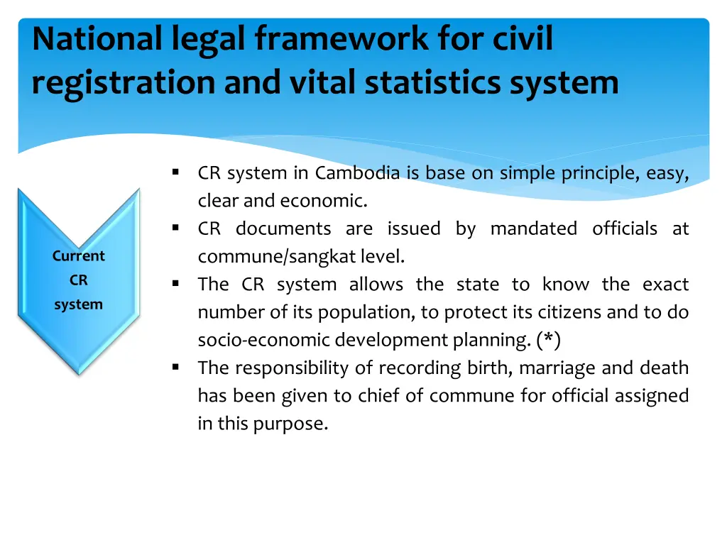 national legal framework for civil registration 2