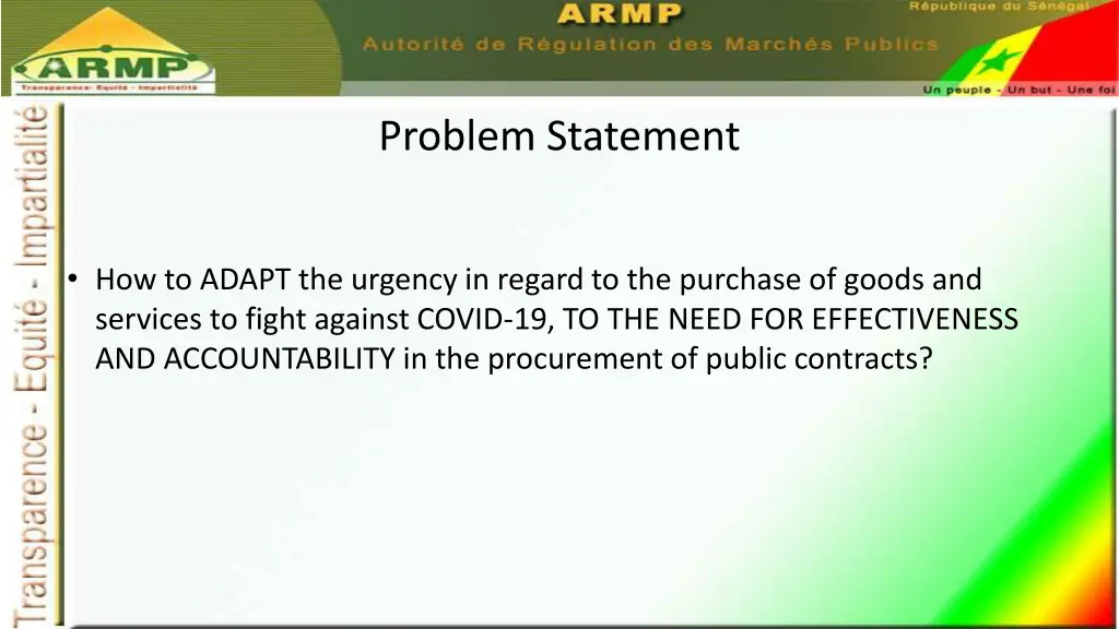 problem statement