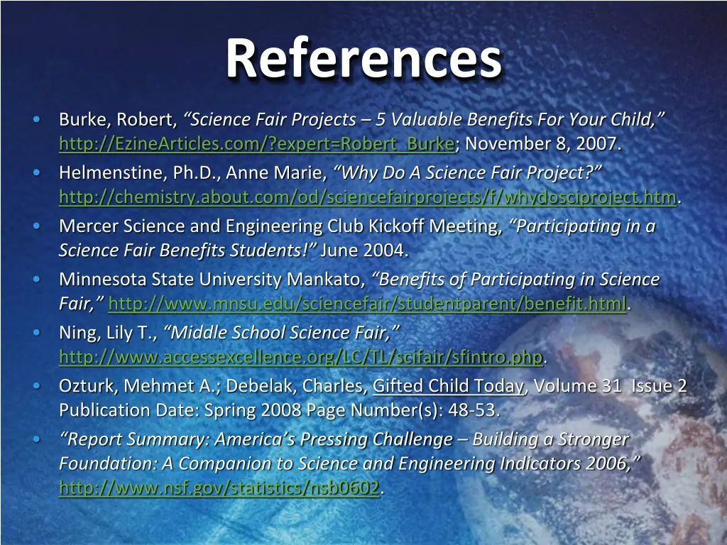 references
