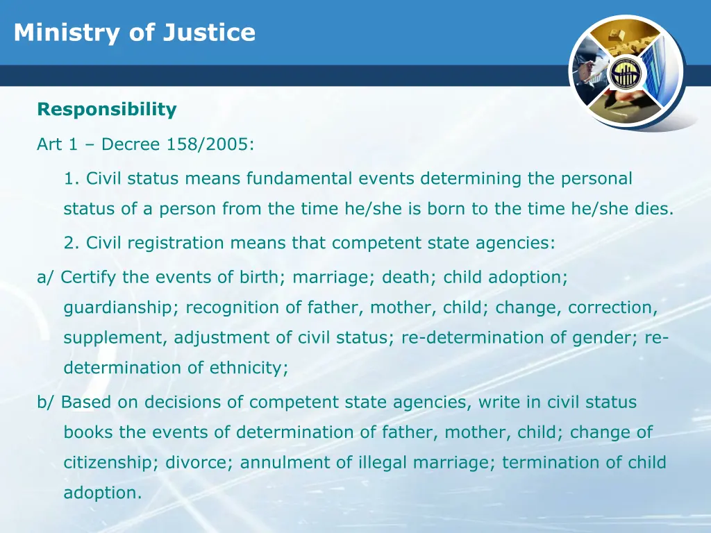 ministry of justice 2