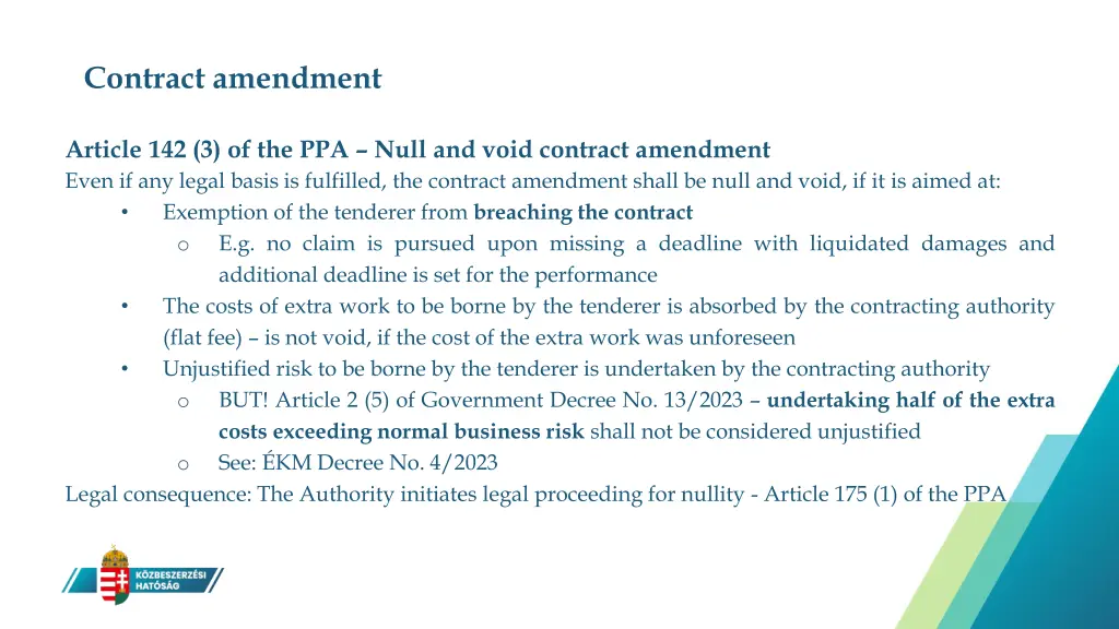 contract amendment 1