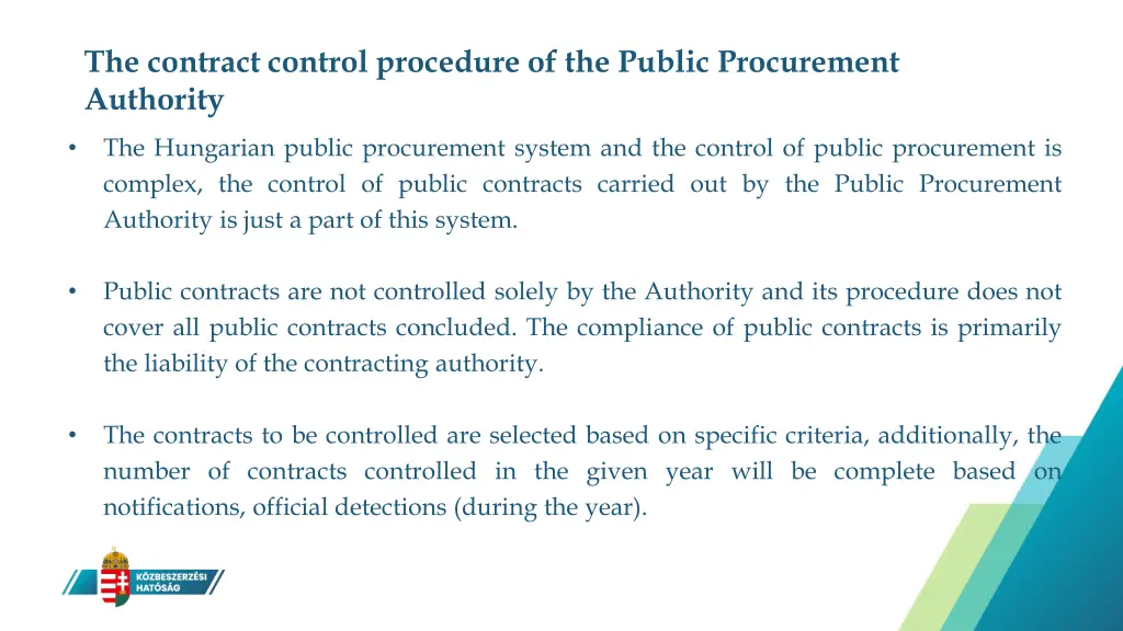 the contract control procedure of the public 1