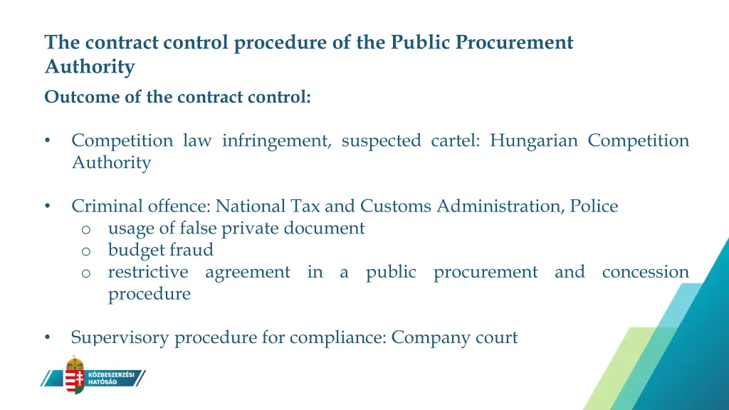 the contract control procedure of the public 11
