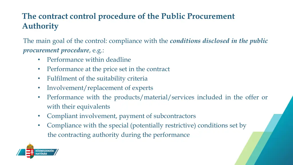 the contract control procedure of the public 4