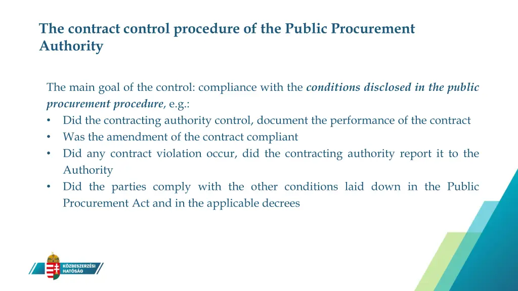 the contract control procedure of the public 5