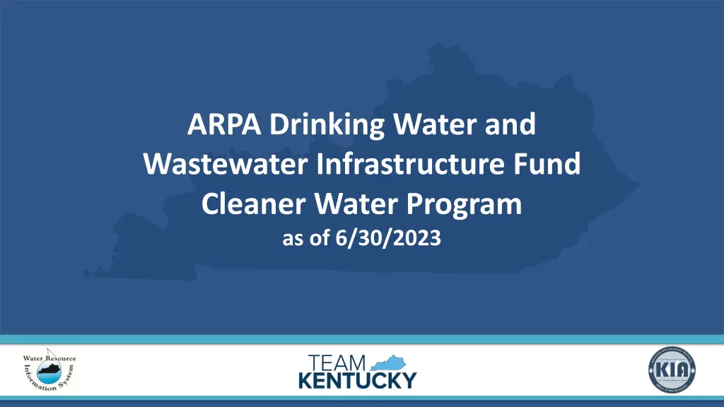 arpa drinking water and wastewater infrastructure