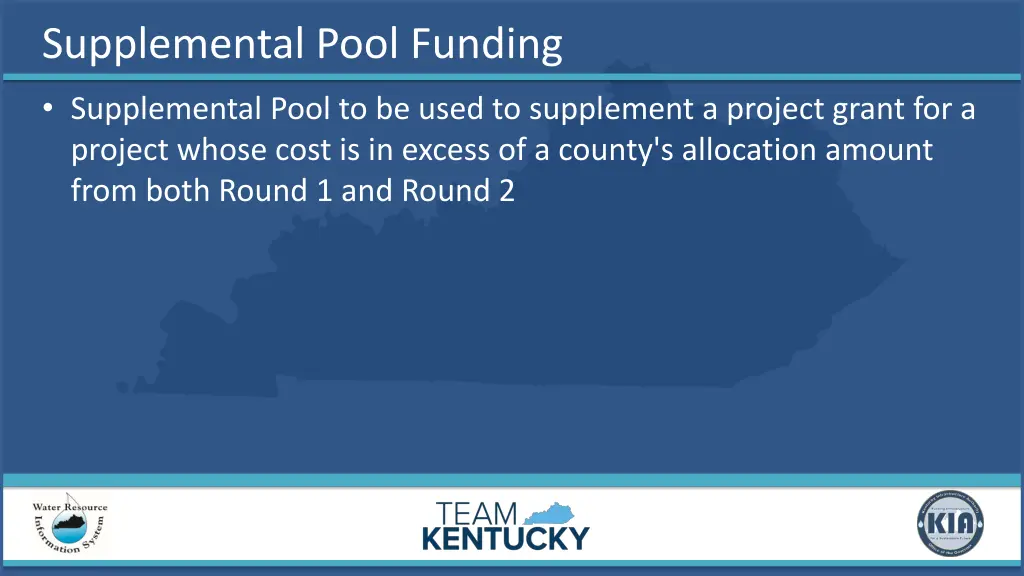 supplemental pool funding