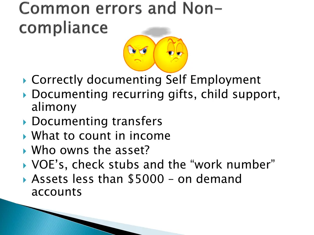 correctly documenting self employment documenting