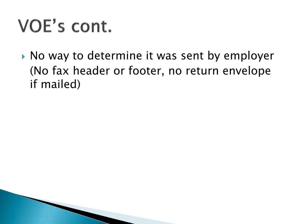 no way to determine it was sent by employer