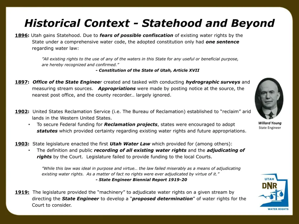 historical context statehood and beyond