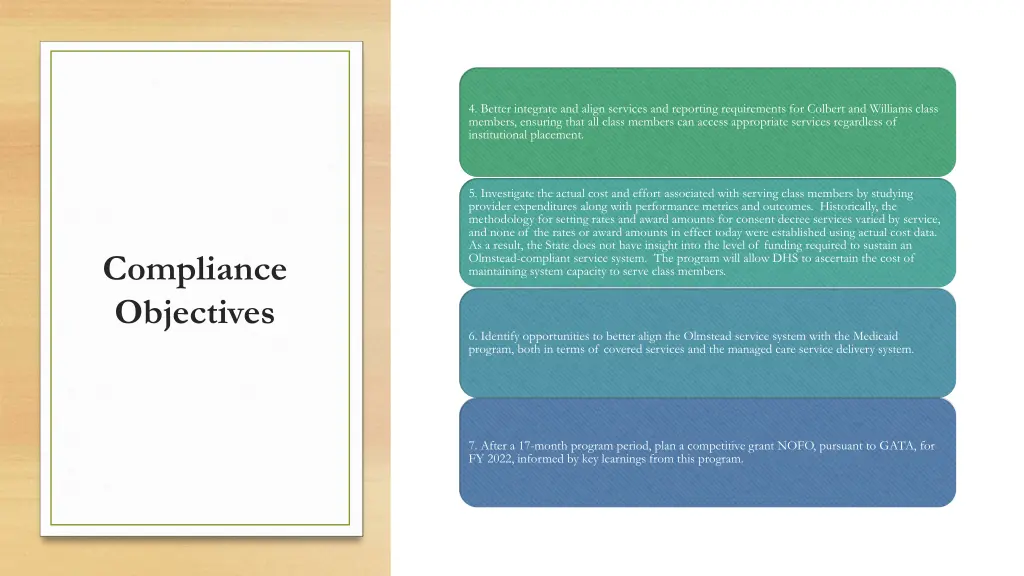4 better integrate and align services