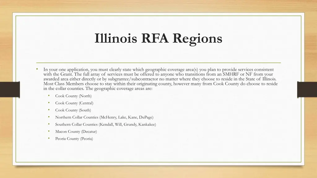 illinois rfa regions