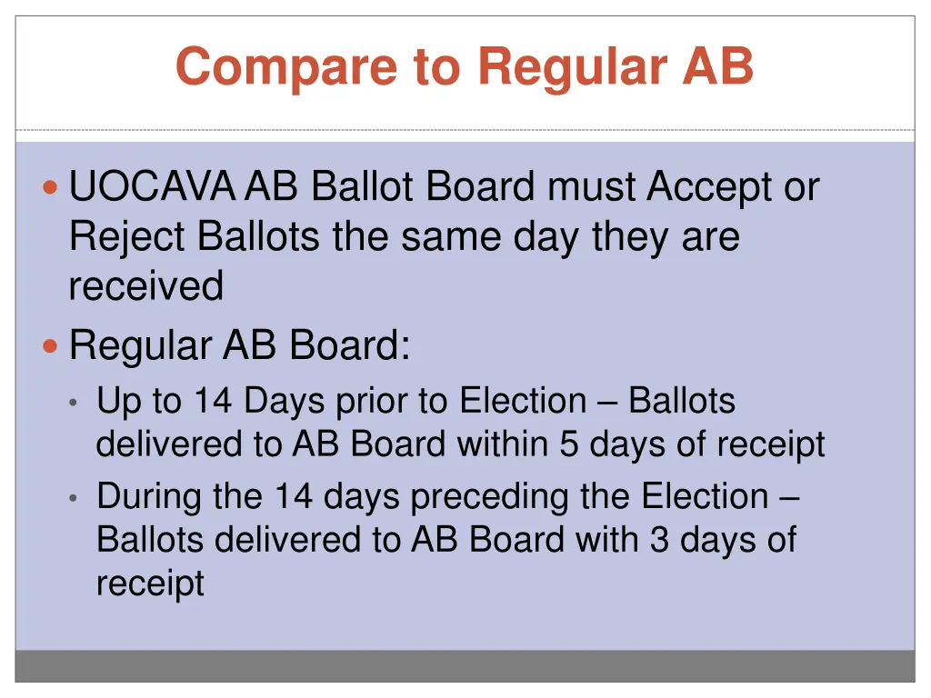 compare to regular ab 3