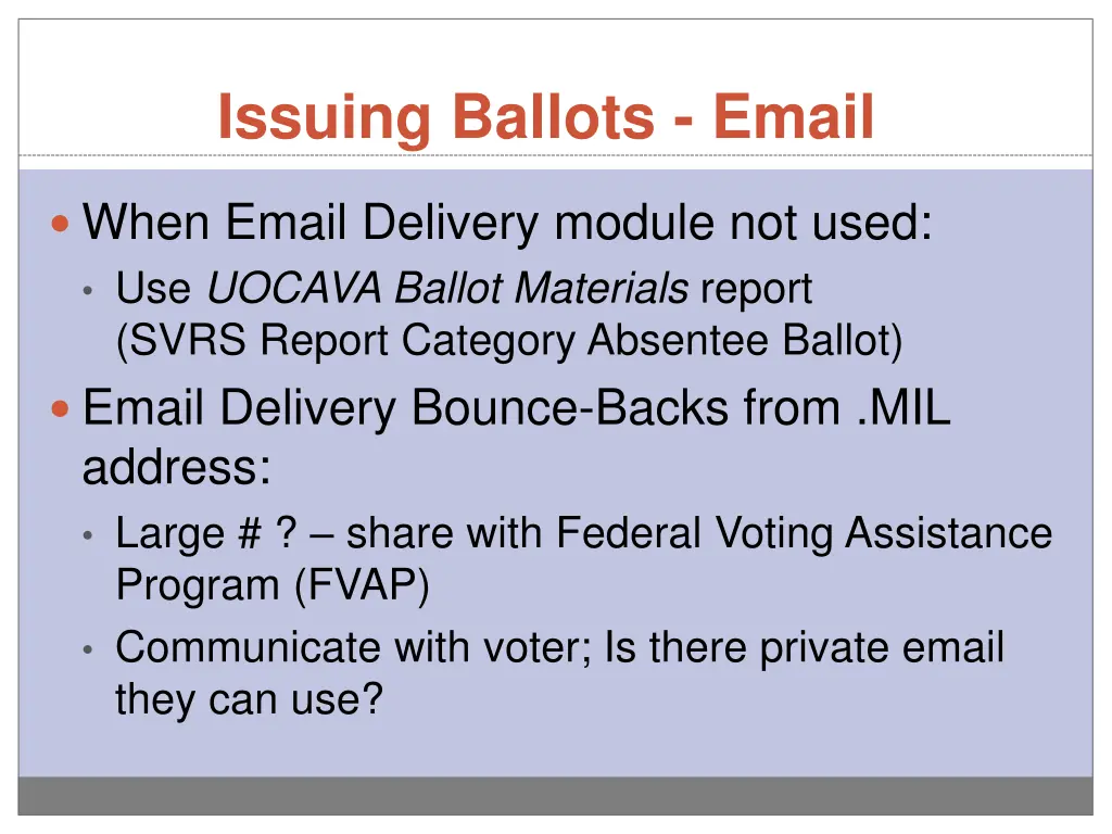 issuing ballots email 2