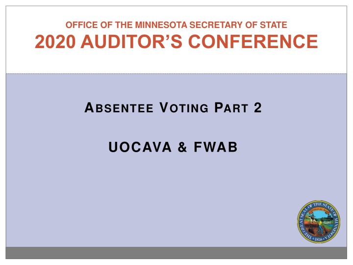 office of the minnesota secretary of state 2020