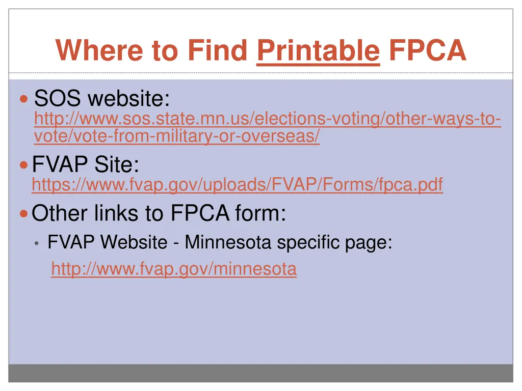 where to find printable fpca