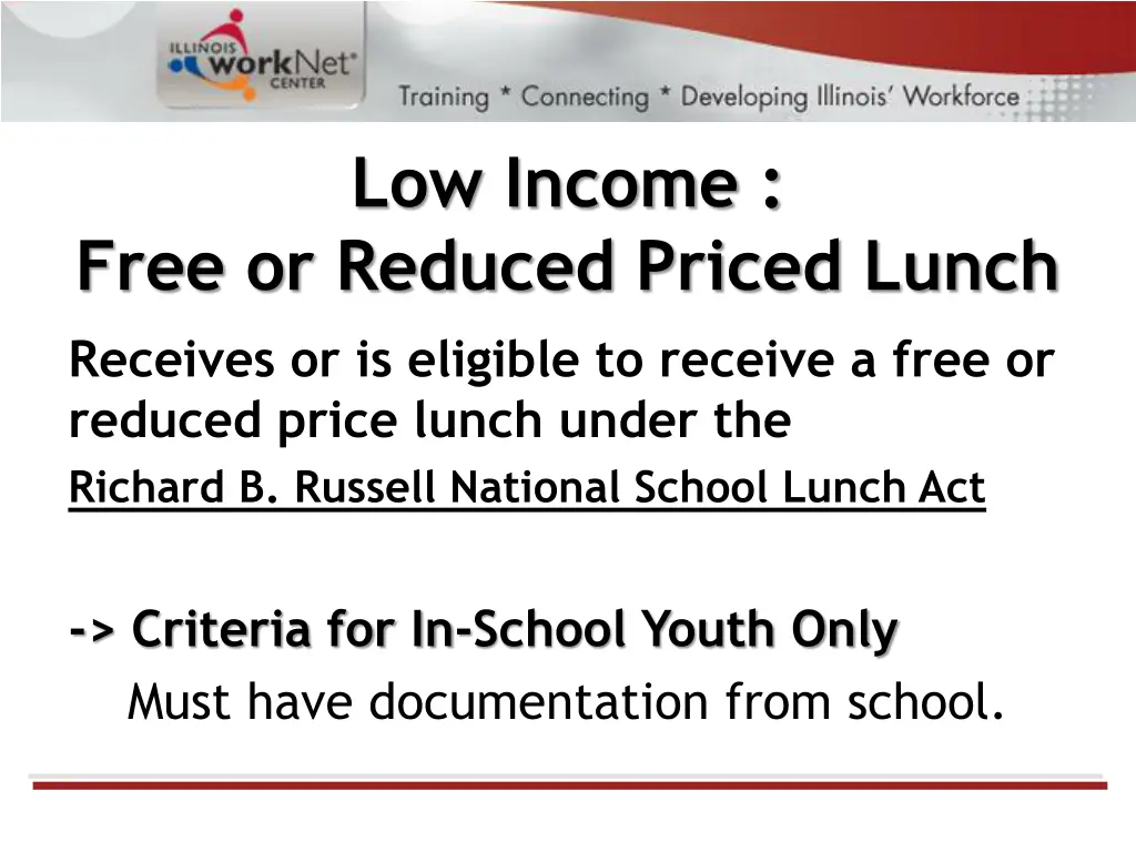 low income