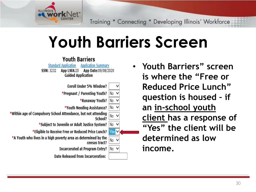 youth barriers screen