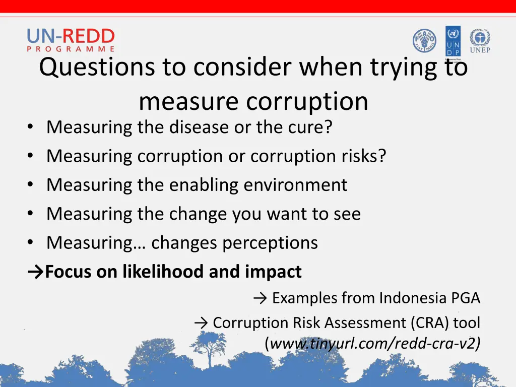 questions to consider when trying to measure