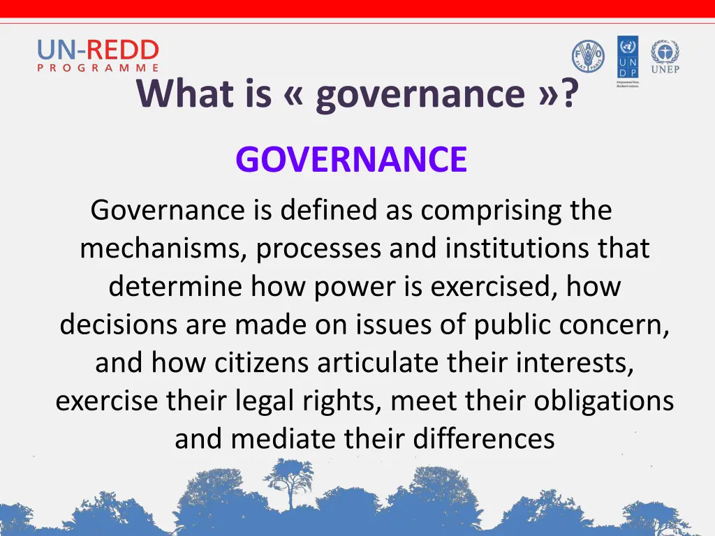 what is governance
