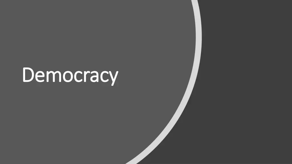 democracy democracy