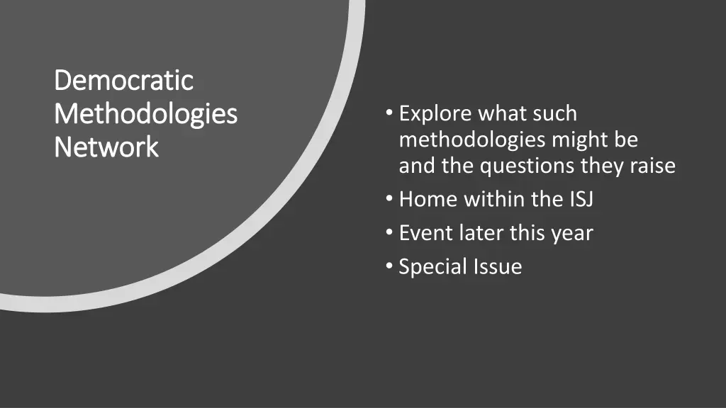 democratic democratic methodologies methodologies 1