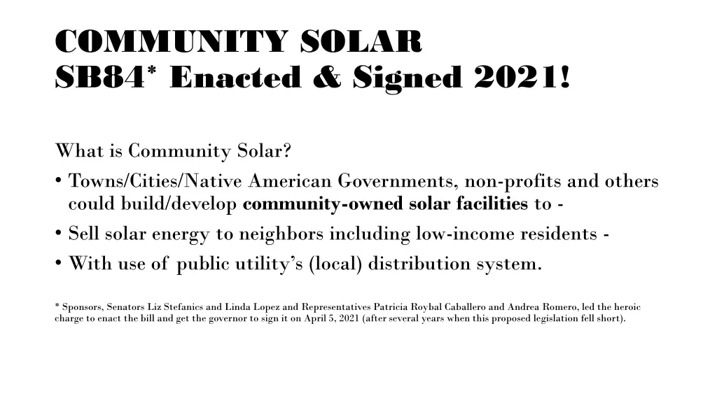 community solar sb84 enacted signed 2021