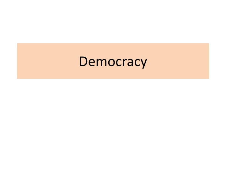 democracy