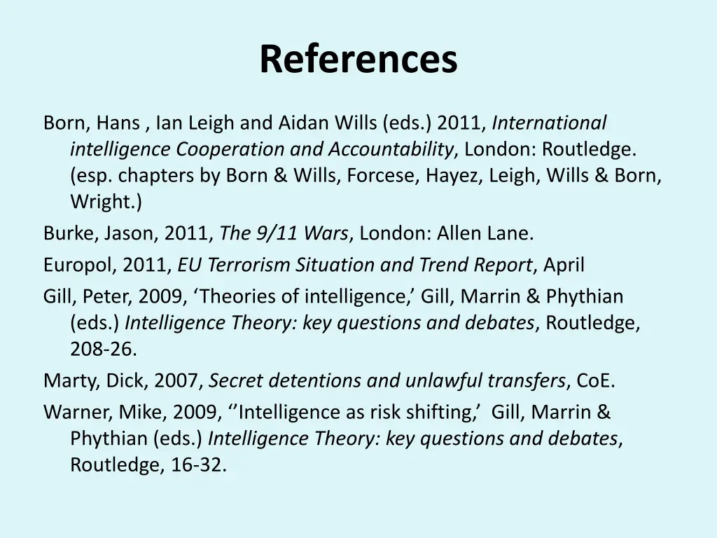 references