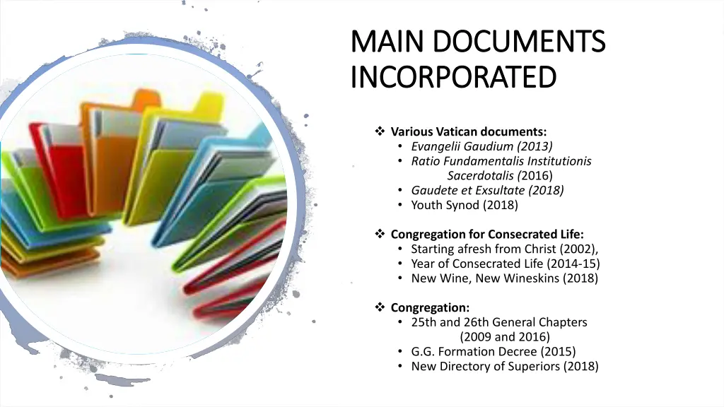 main documents main documents incorporated